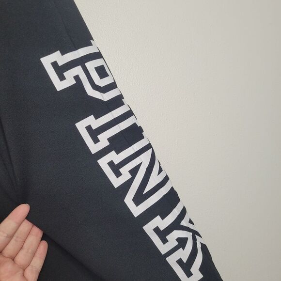 Victoria's Secret PINK black and white Everyday Classic Jogger Pant cozy size M - Picture 3 of 8